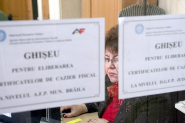 Cazierul fiscal, eliberat doar de AJFP Constanţa
